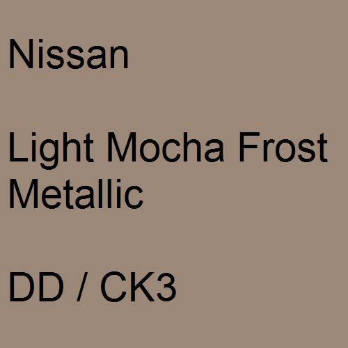 Nissan, Light Mocha Frost Metallic, DD / CK3.